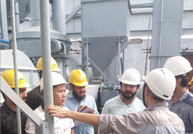 巴基斯坦磨粉生產(chǎn)線安裝現(xiàn)場(chǎng)